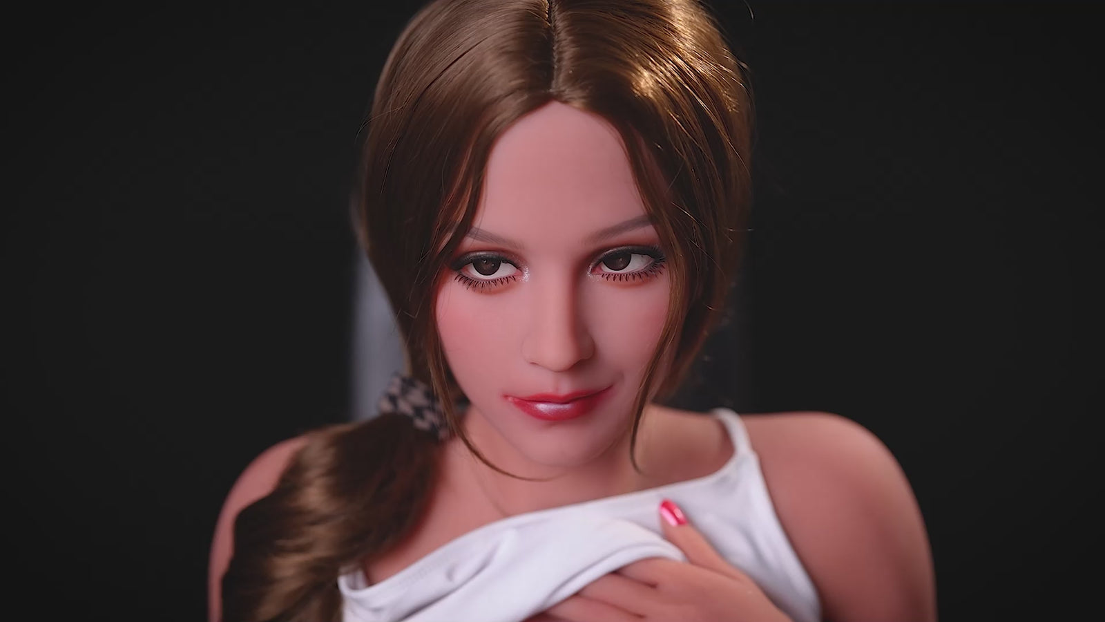 Bambola del sesso rosa (Rosretty Doll Coppa A da 160 cm S10# TPE+silicone)