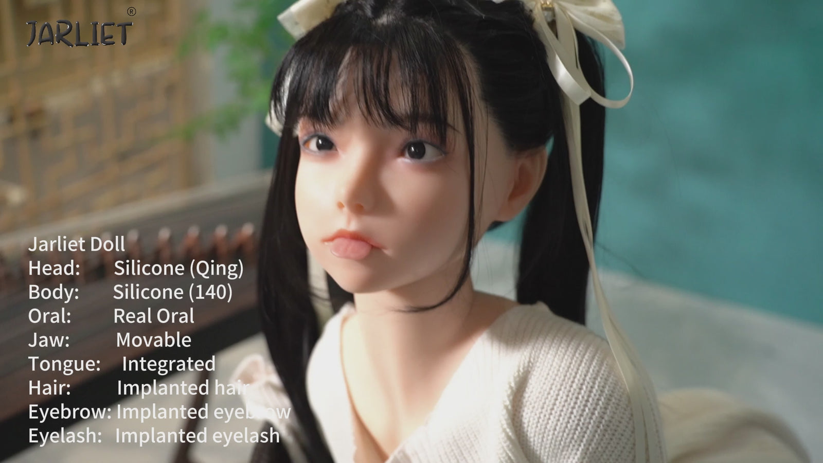 Qing bambola del sesso (Jarliet 140 cm Coppa C in silicone)