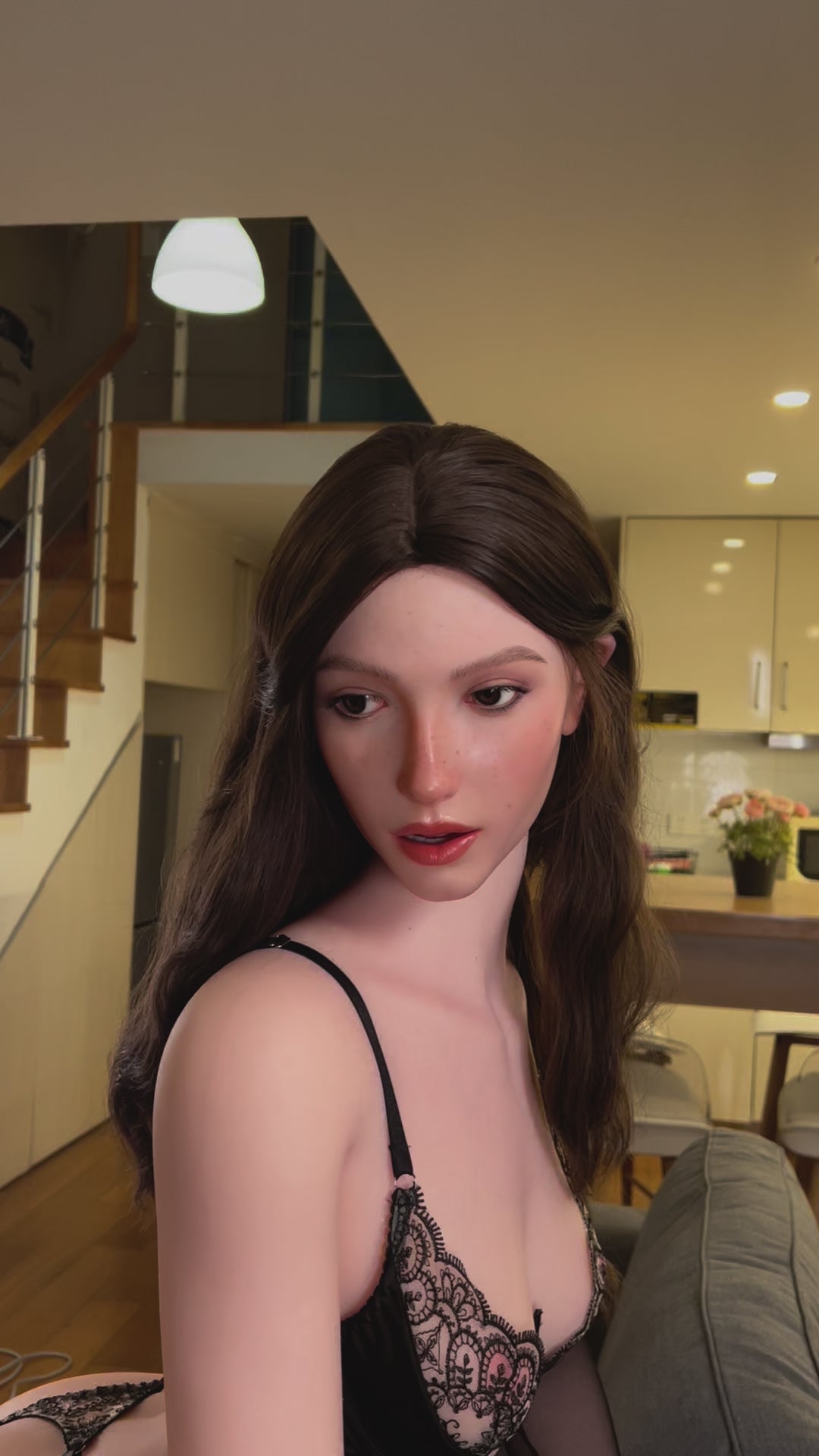 Poppy bambola del sesso (Zelex 171 cm Coppa C ZXE215-W1 SLE Silicone)