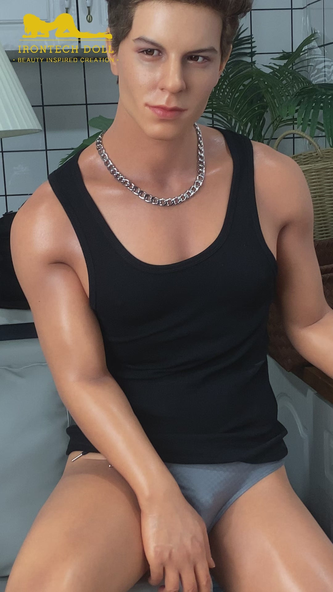 Drake von Pornstar poupée sexuelle (Irontech Doll 175 cm en silicone)