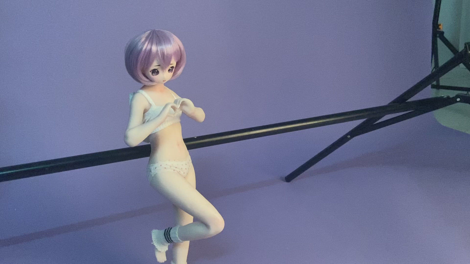 Eudora bambola del sesso (Climax Doll Mini 55 cm Coppa A in silicone)