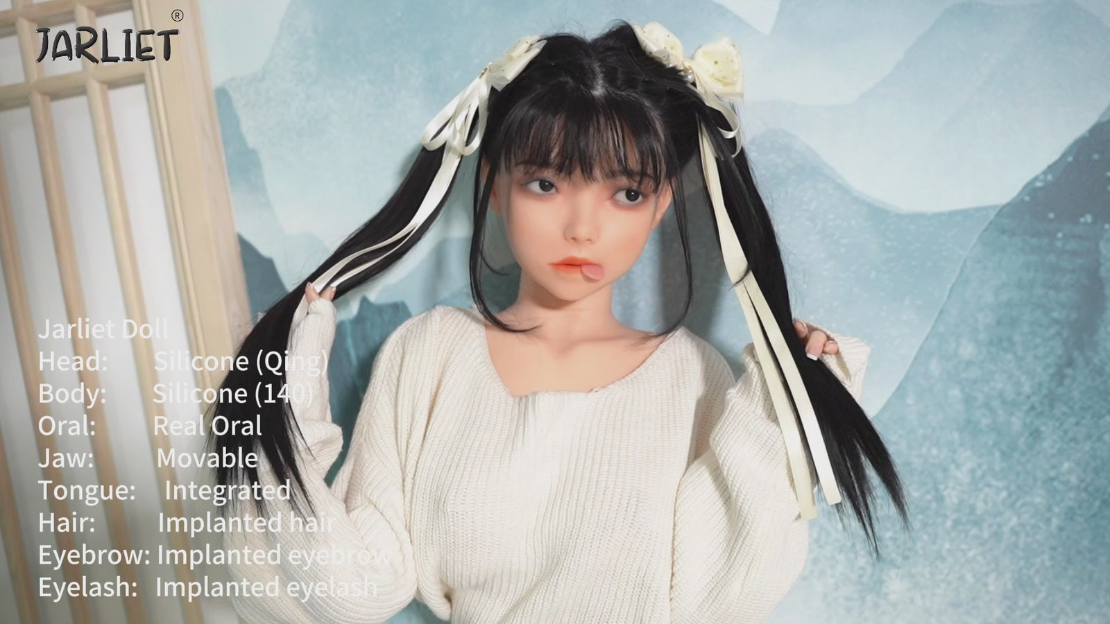 Qing bambola del sesso (Jarliet 140 cm Coppa C in silicone)