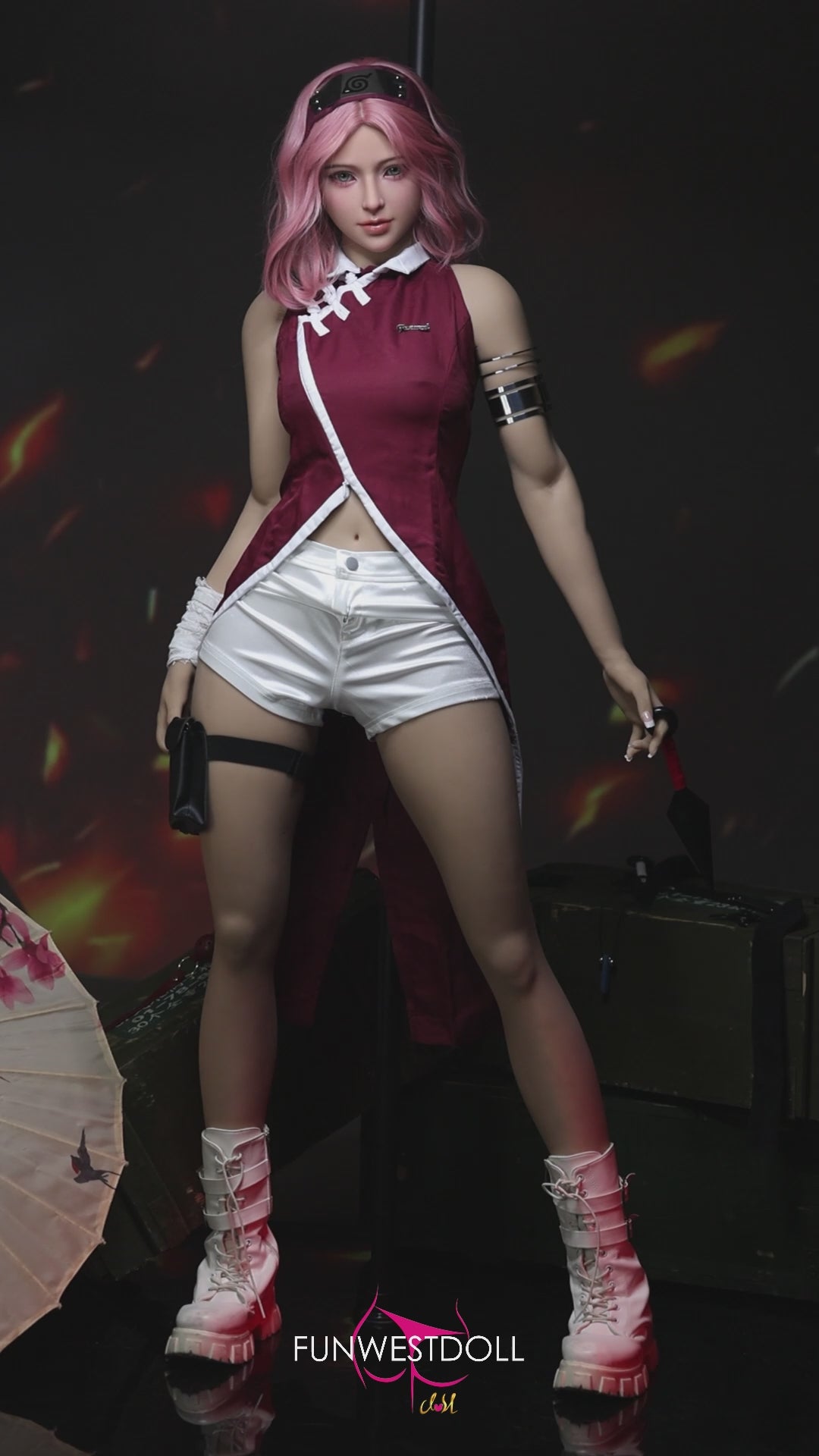 Sakura-Alice poupée sexuelle (FunWest Doll 159cm Bonnet A #038 TPE)