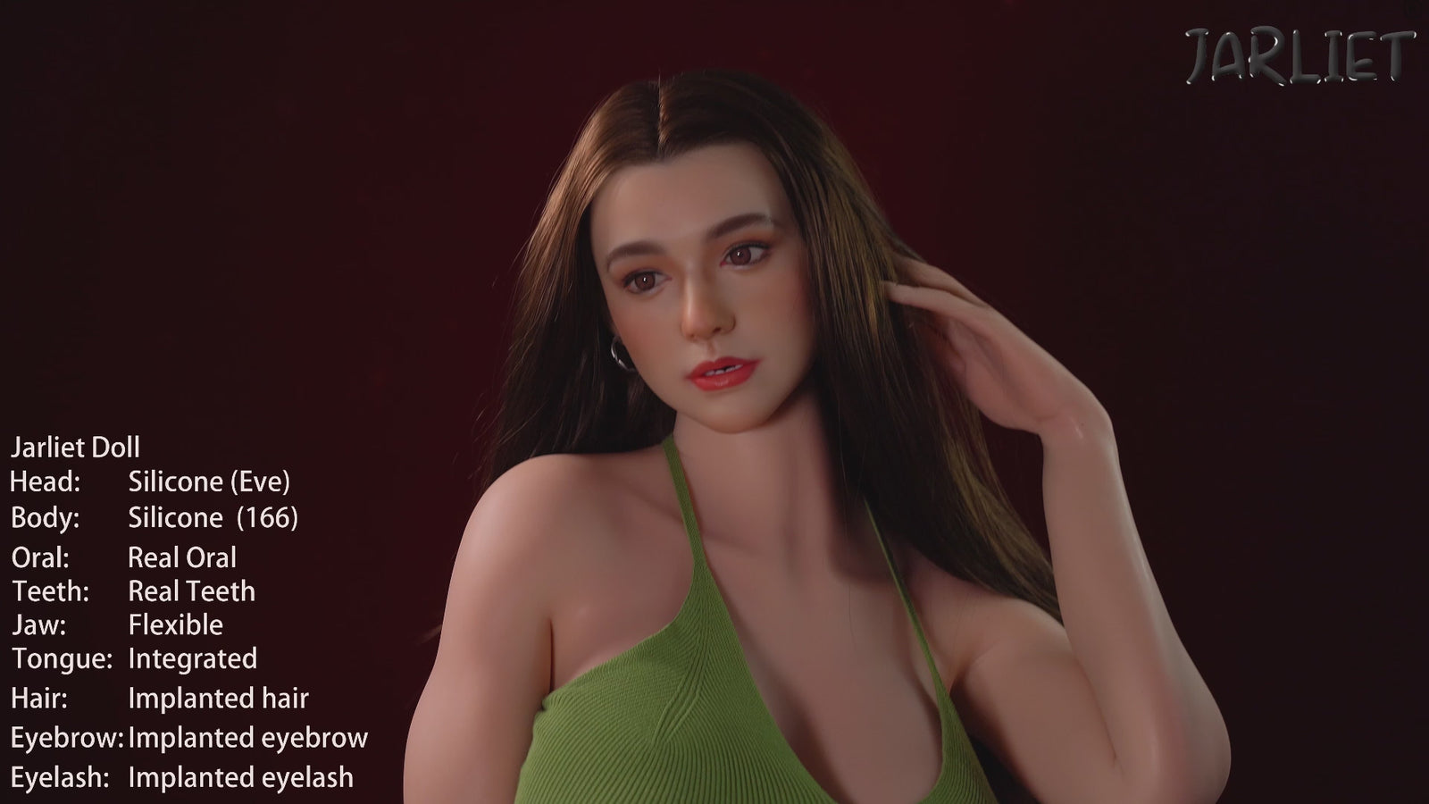 Eva bambola del sesso (Jarliet 163 cm Coppa E in silicone)