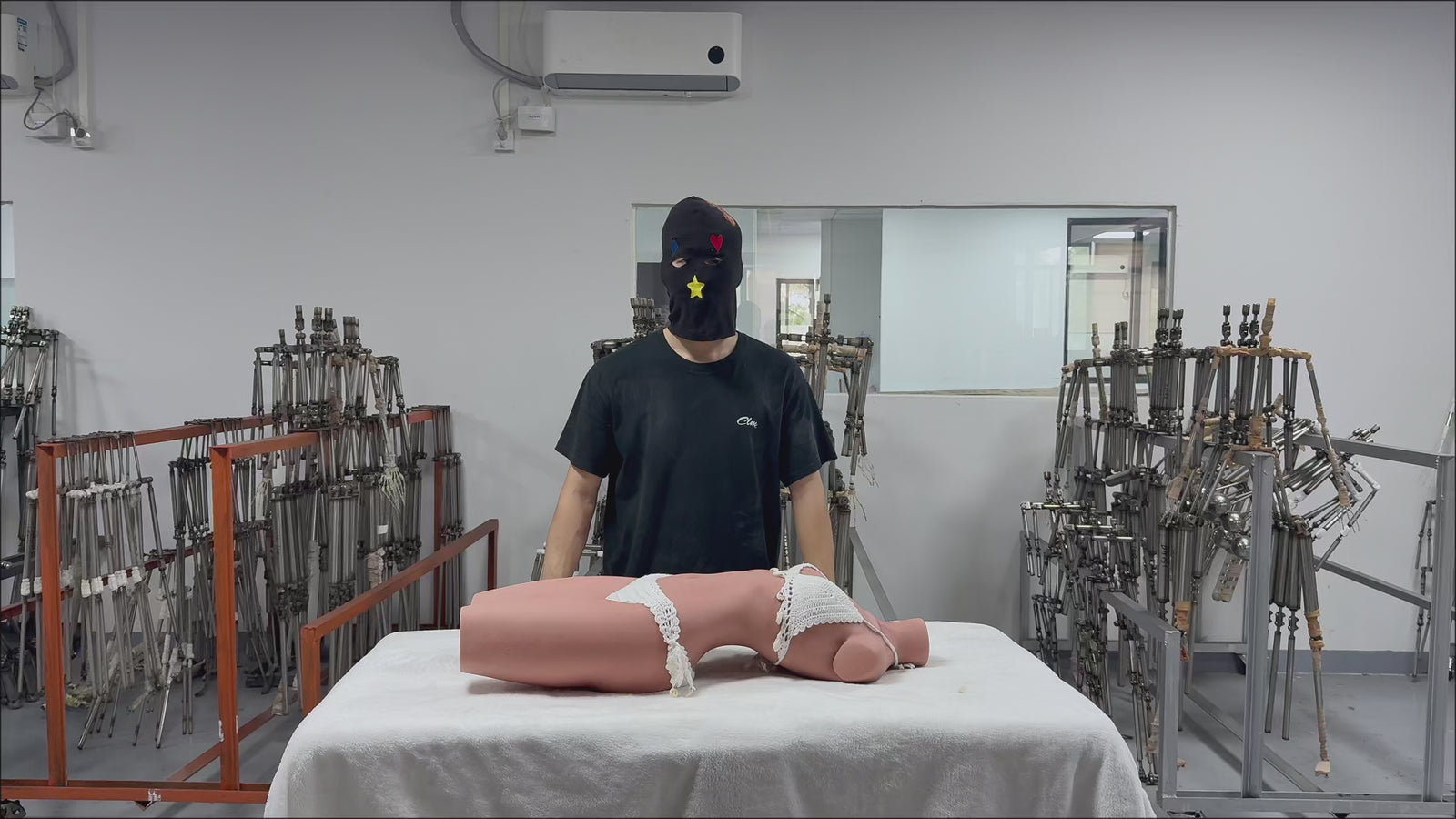 Torse de corbeau poupée sexuelle (Climax Doll ULW 100 cm bonnet A en silicone)