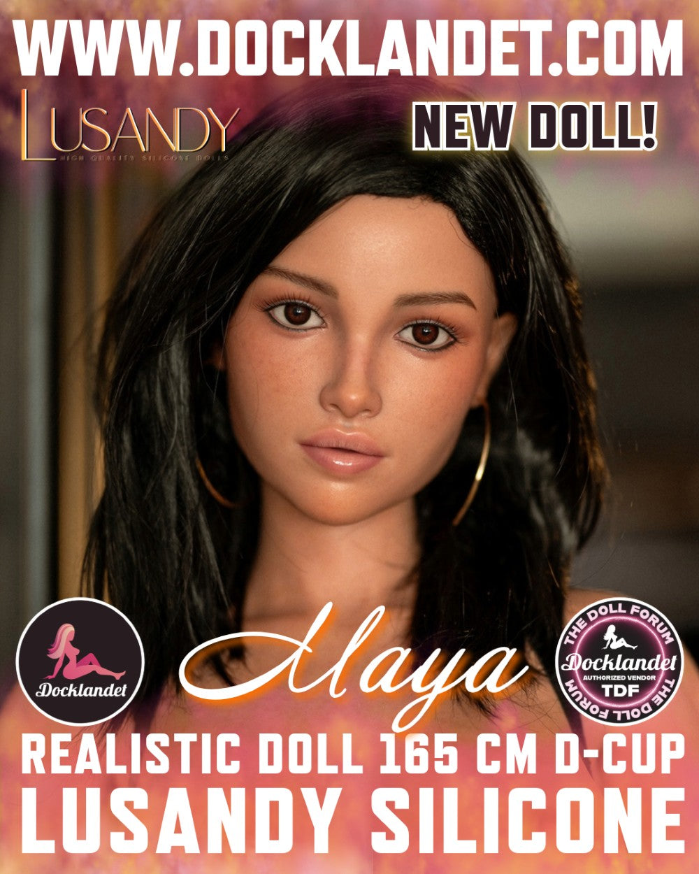 Maya poupée sexuelle (Lusandy Doll 165 cm bonnet D en silicone)