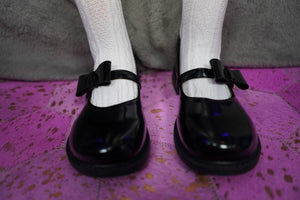 Schuhe für sexpuppe (Schwarz, Lack)