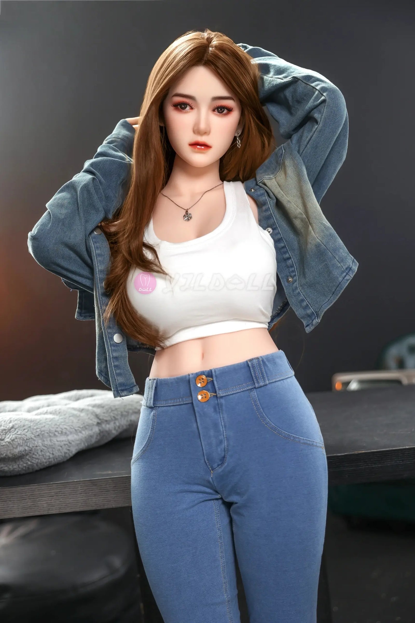 Bambola del sesso Jiang Yan (YJL Doll Coppa F da 163 cm n. 804 TPE + silicone)
