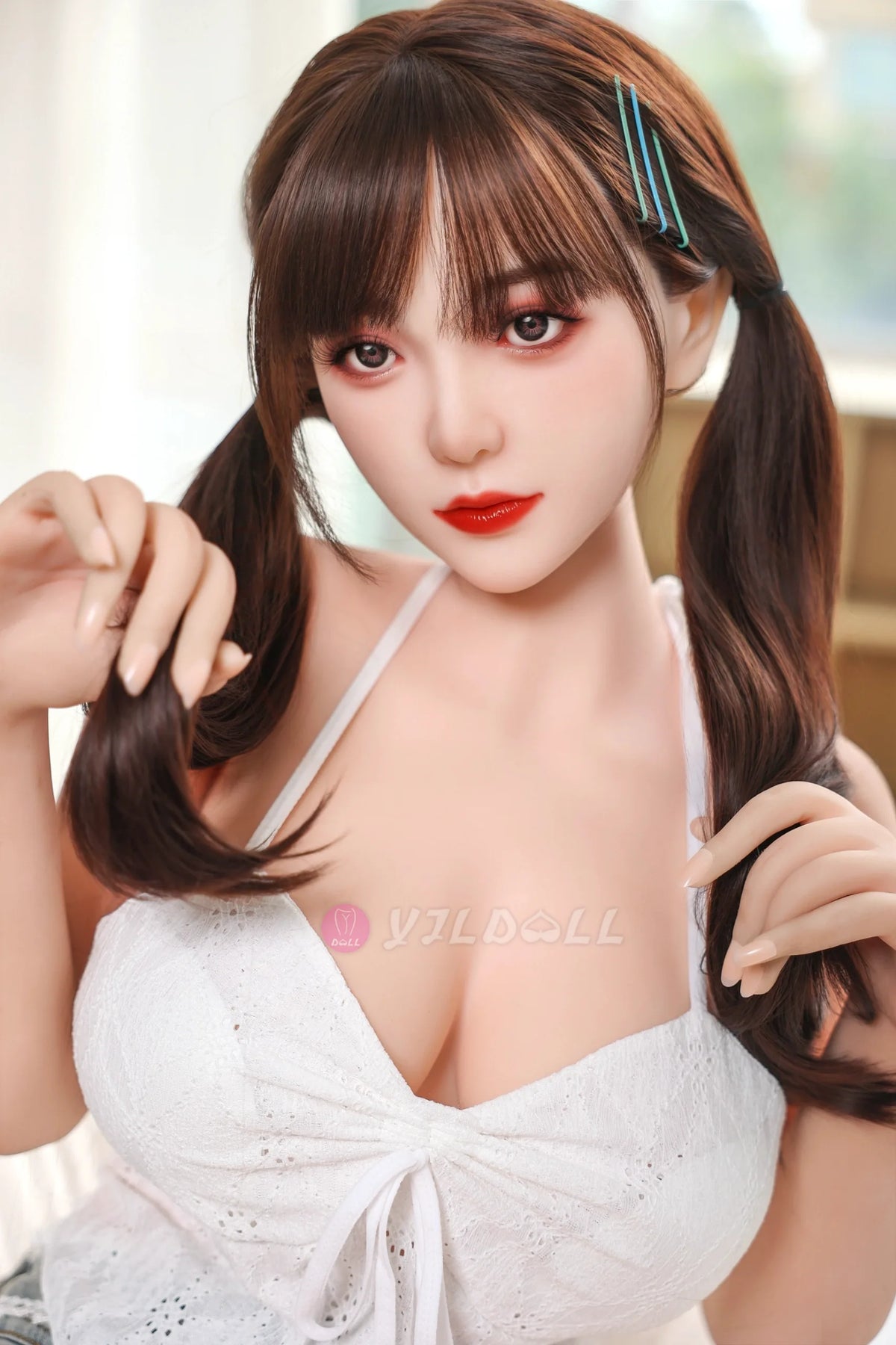Duan Hong bambola del sesso (YJL Doll Coppa F da 163 cm n. 823 TPE + silicone)