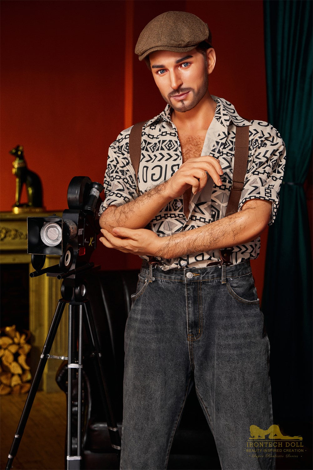 Antonio Mâle poupée sexuelle (Irontech Doll 170 cm M3 Silicone)