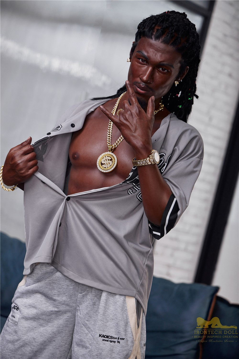 Bill mâle poupée sexuelle (Irontech Doll 170 cm M7 Silicone)