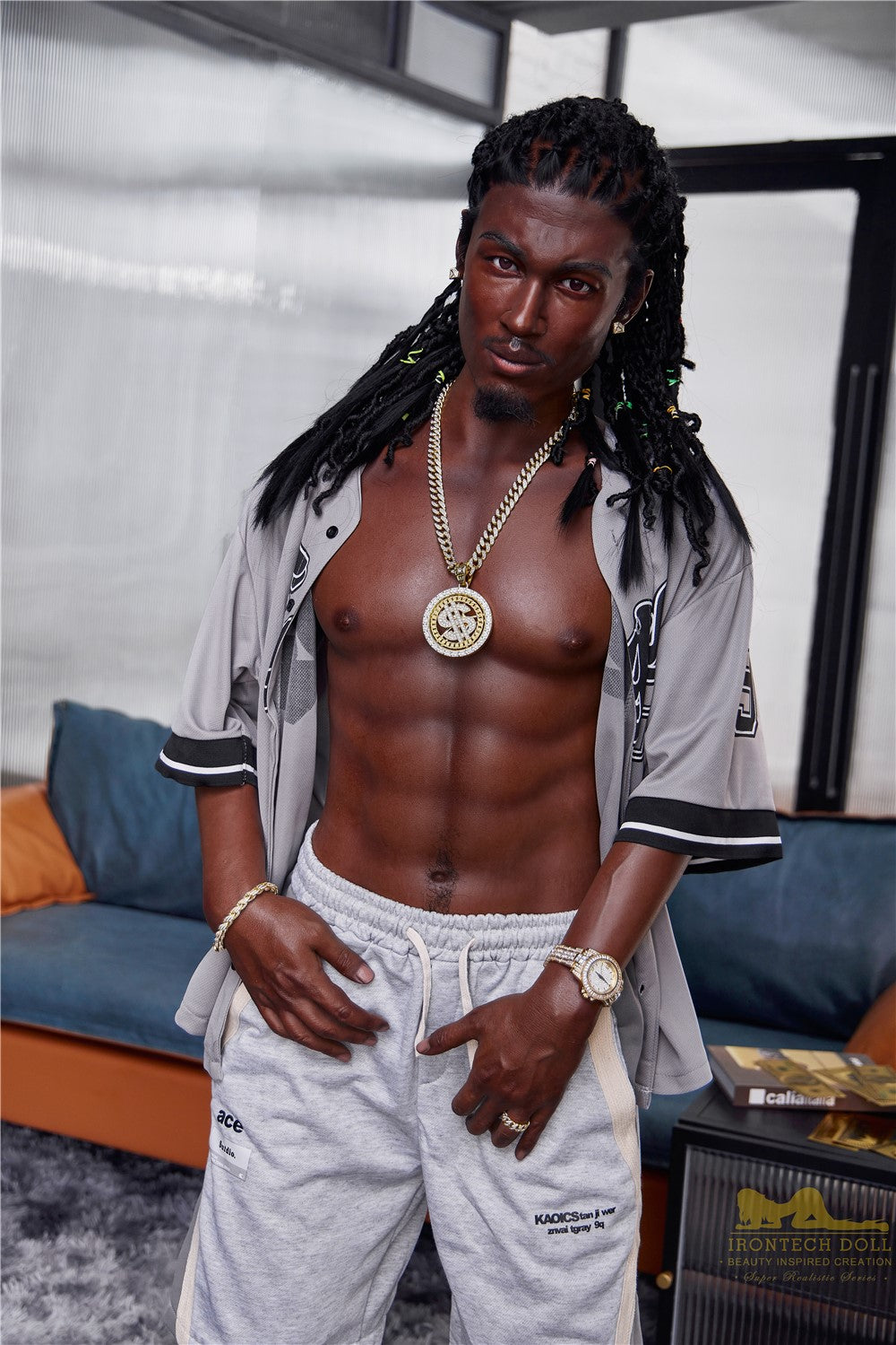 Bill mâle poupée sexuelle (Irontech Doll 170 cm M7 Silicone)