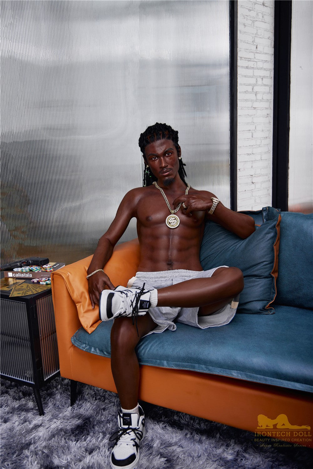 Bill mâle poupée sexuelle (Irontech Doll 170 cm M7 Silicone)