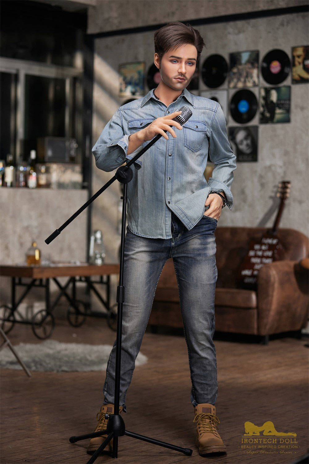Steve Mâle poupée sexuelle (Irontech Doll 170 cm M4 Silicone)