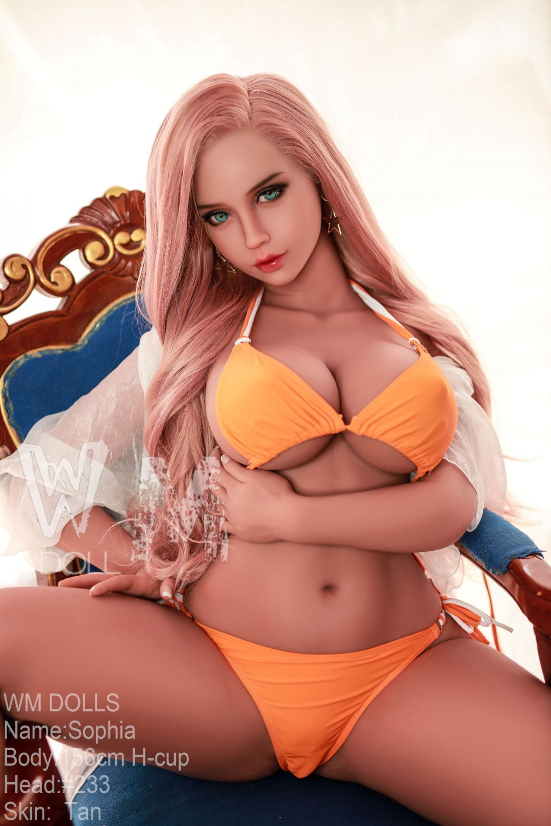 Sophia bambola del sesso (WM-Doll Coppa H da 156 cm n. 233 TPE)