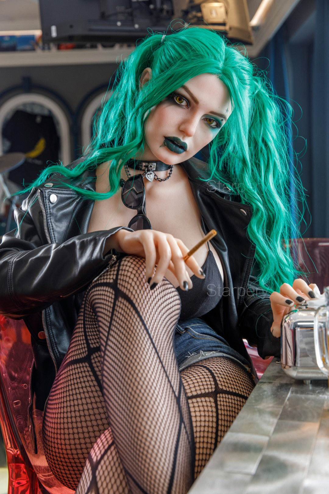 Flora bambola del sesso (Starpery Coppa G da 174 cm (TPE+silicone)