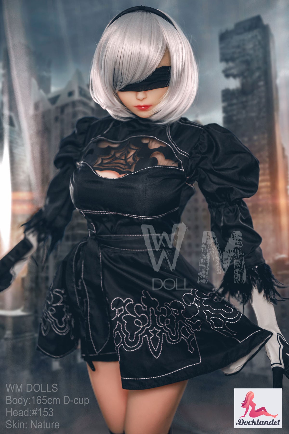 Yorha 2b bambola del sesso (WM-Doll 165 cm D-Kupa #153 TPE)