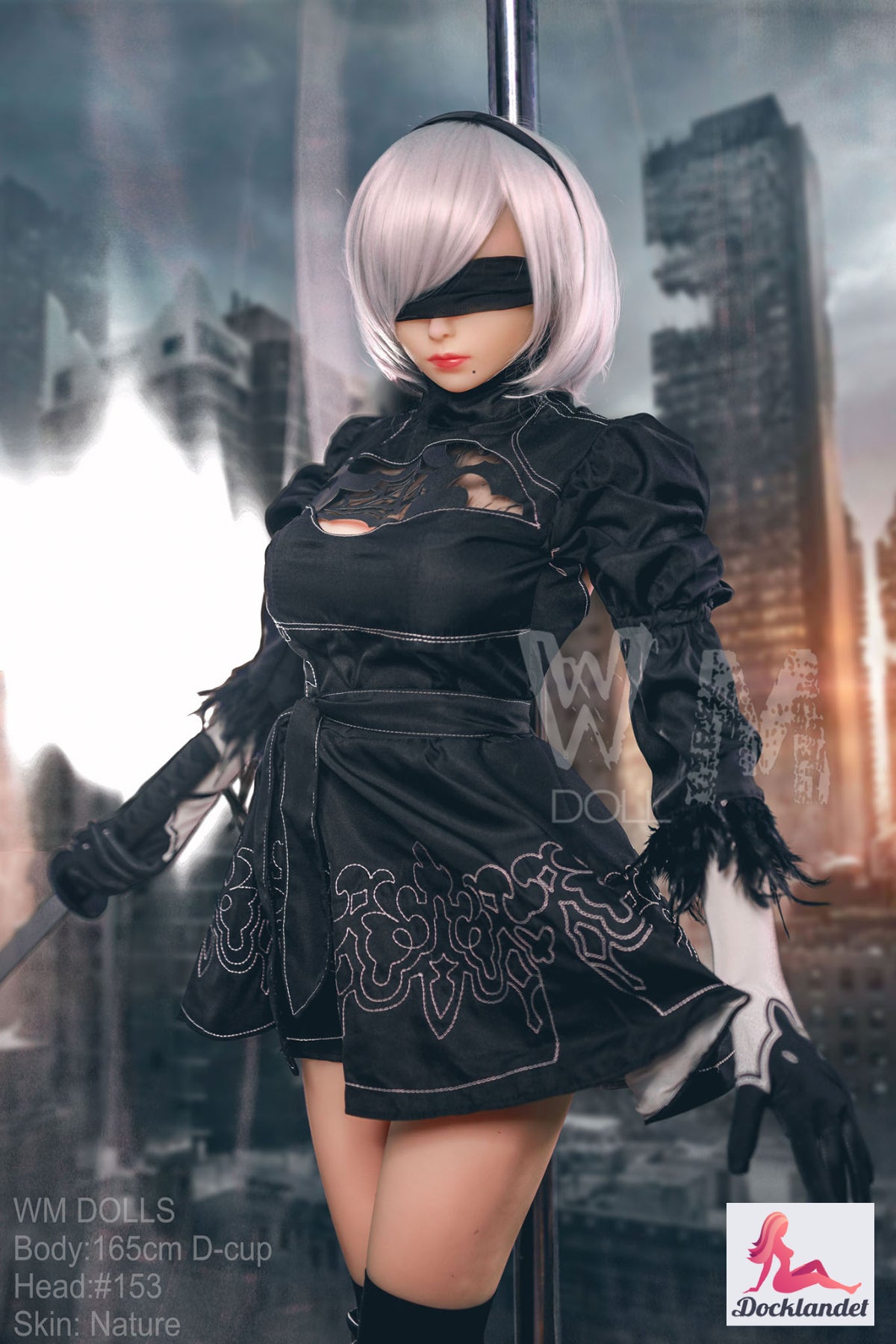 Yorha 2b bambola del sesso (WM-Doll 165 cm D-Kupa #153 TPE)