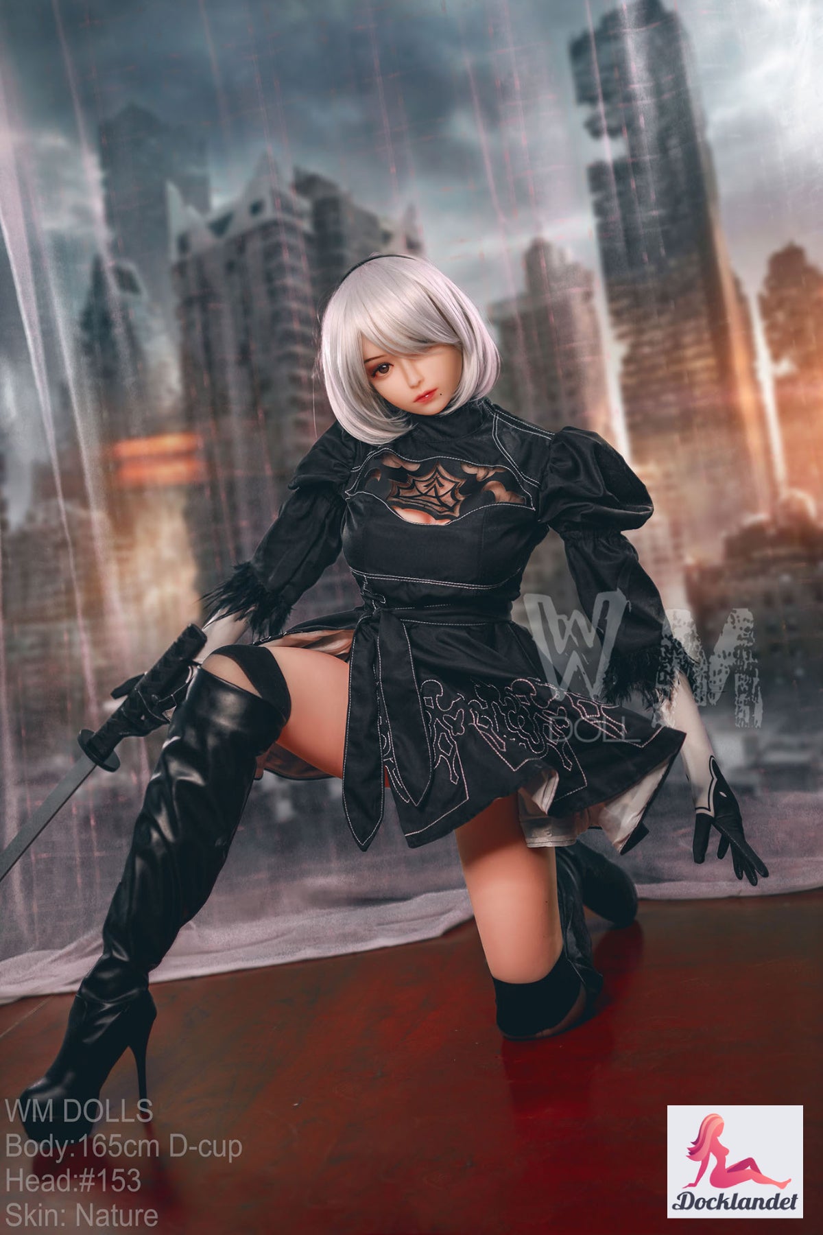 Yorha 2b bambola del sesso (WM-Doll 165 cm D-Kupa #153 TPE)