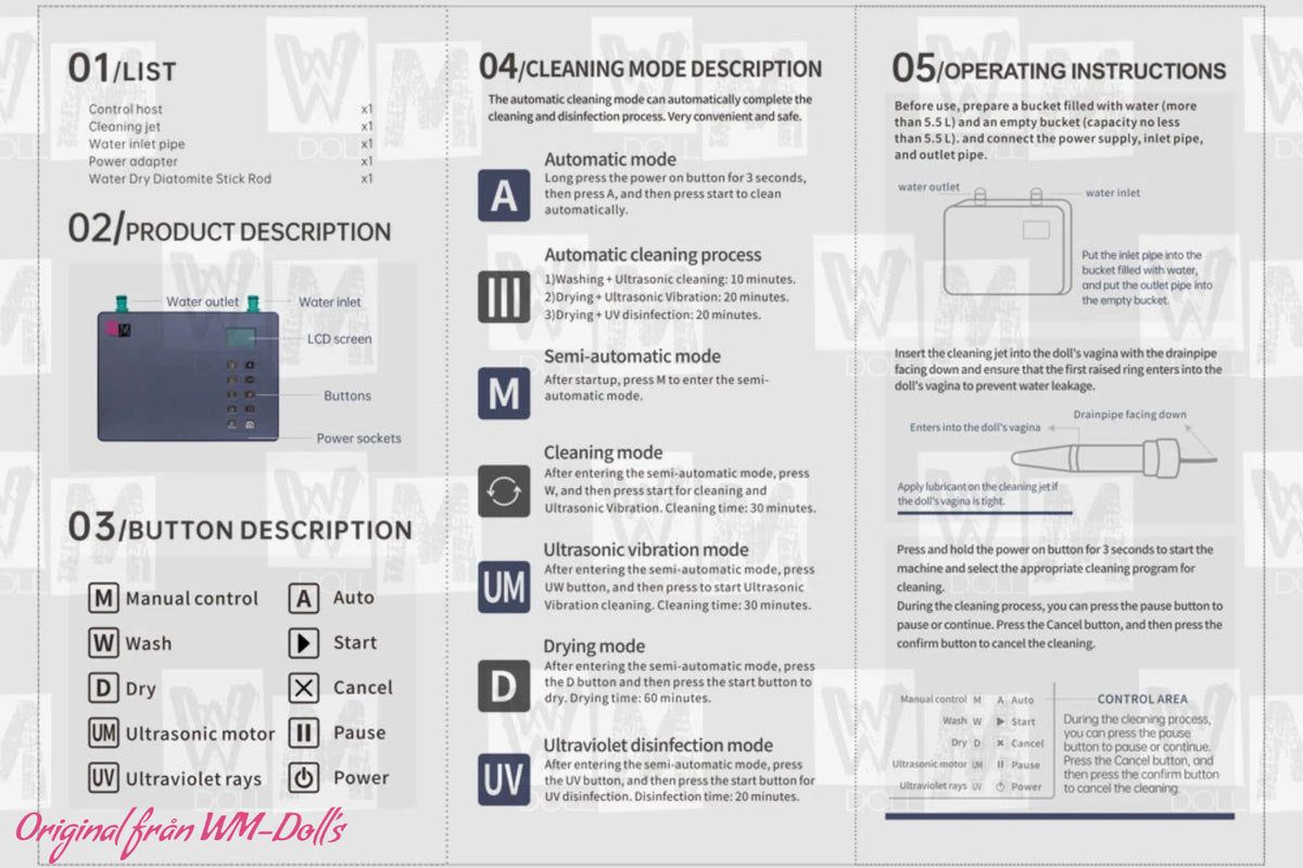 Intelligente Reinigungsmaschine (WM-Doll)