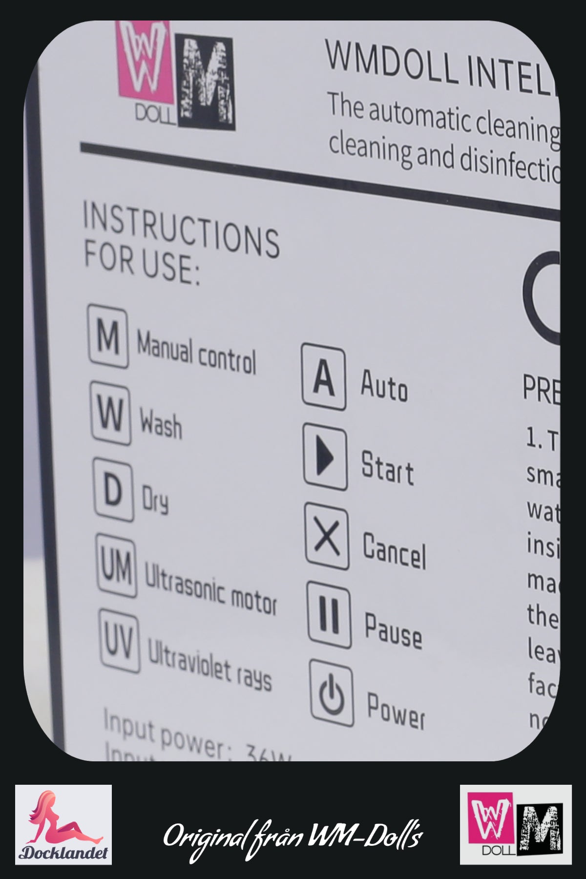 Intelligente Reinigungsmaschine (WM-Doll)