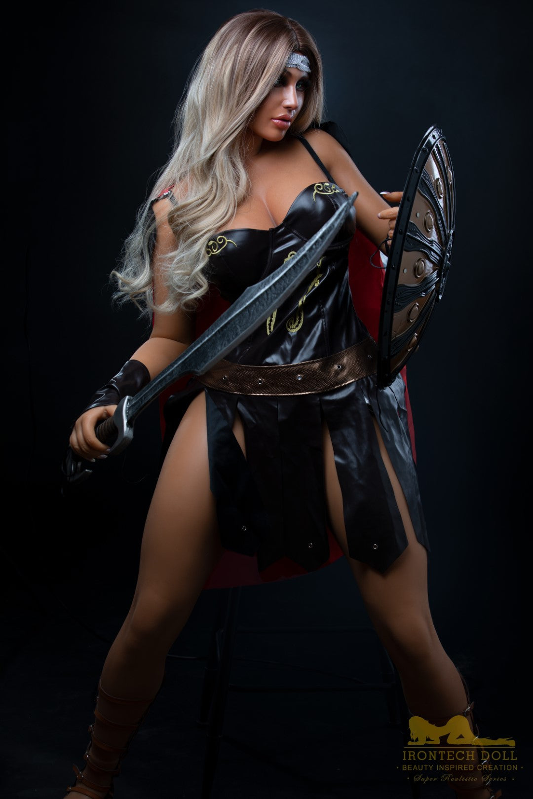 Hédy Guerrière poupée sexuelle (Irontech Doll 164 cm (E-cup S26 Silicone)