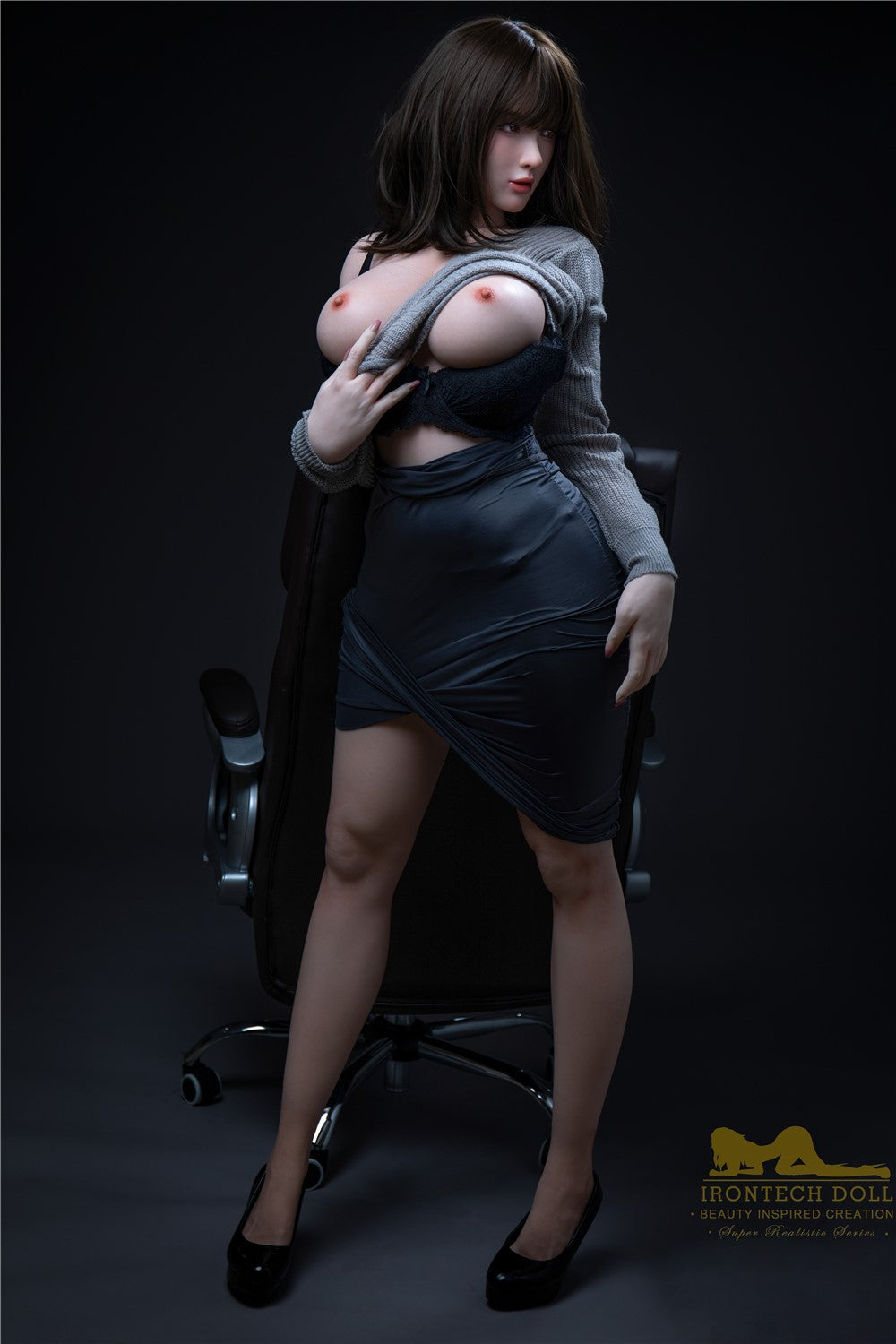 Hana bambola del sesso (Irontech Doll Coppa F S1 da 165 cm in silicone)