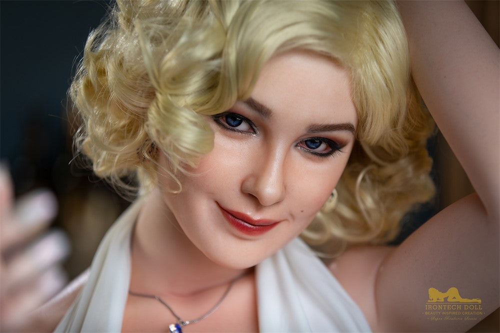 Marilyn bambola del sesso (Irontech Doll 164 cm Coppa E S12 Silicone)