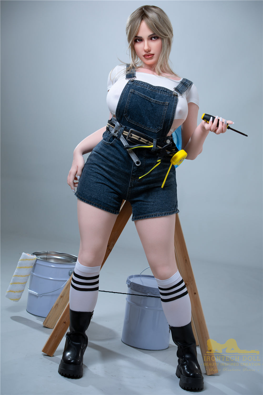 Claudia Sex Doll (Irontech Doll 160 cm H-Kupa S17 Silicone)