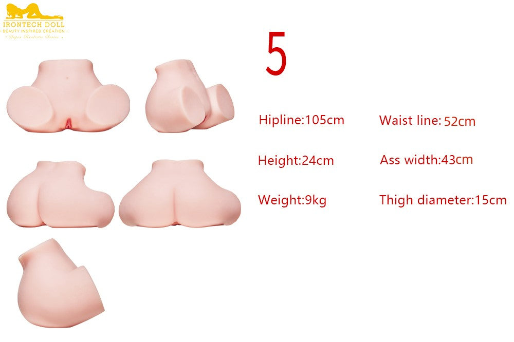 Grande bambola del sesso formosa dal culo (Irontech Doll Anca 110 cm TPE)
