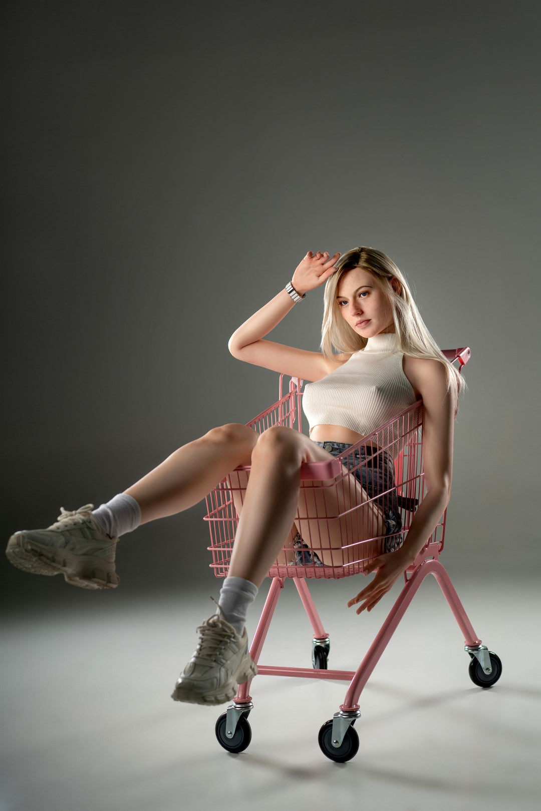 Evelina bambola del sesso (Zelex 175 cm Coppa E GE98-1 Silicone)