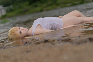 Marie rose mini poupée sexuelle (AXB Doll 85 cm B-tpup GF05-1 Silicone)