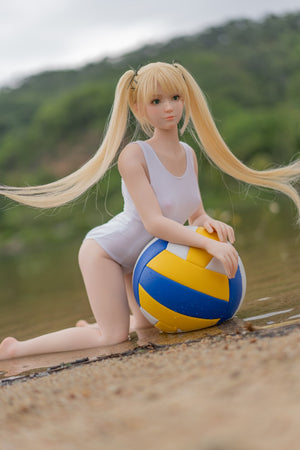 Marie rose mini poupée sexuelle (AXB Doll 85 cm B-tpup GF05-1 Silicone)