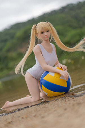Marie rose mini poupée sexuelle (AXB Doll 85 cm B-tpup GF05-1 Silicone)