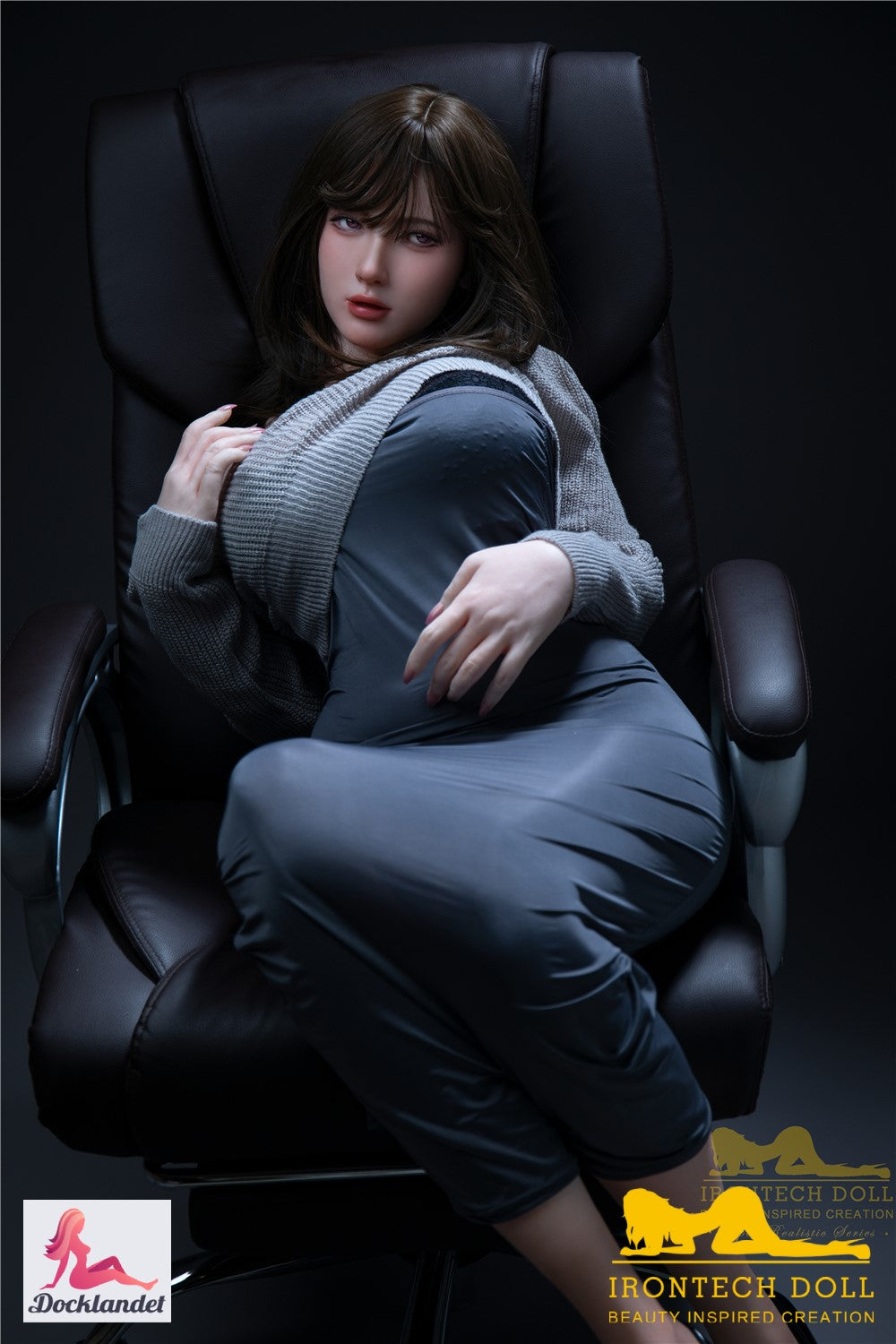 Hana bambola del sesso (Irontech Doll Coppa F S1 da 165 cm in silicone)