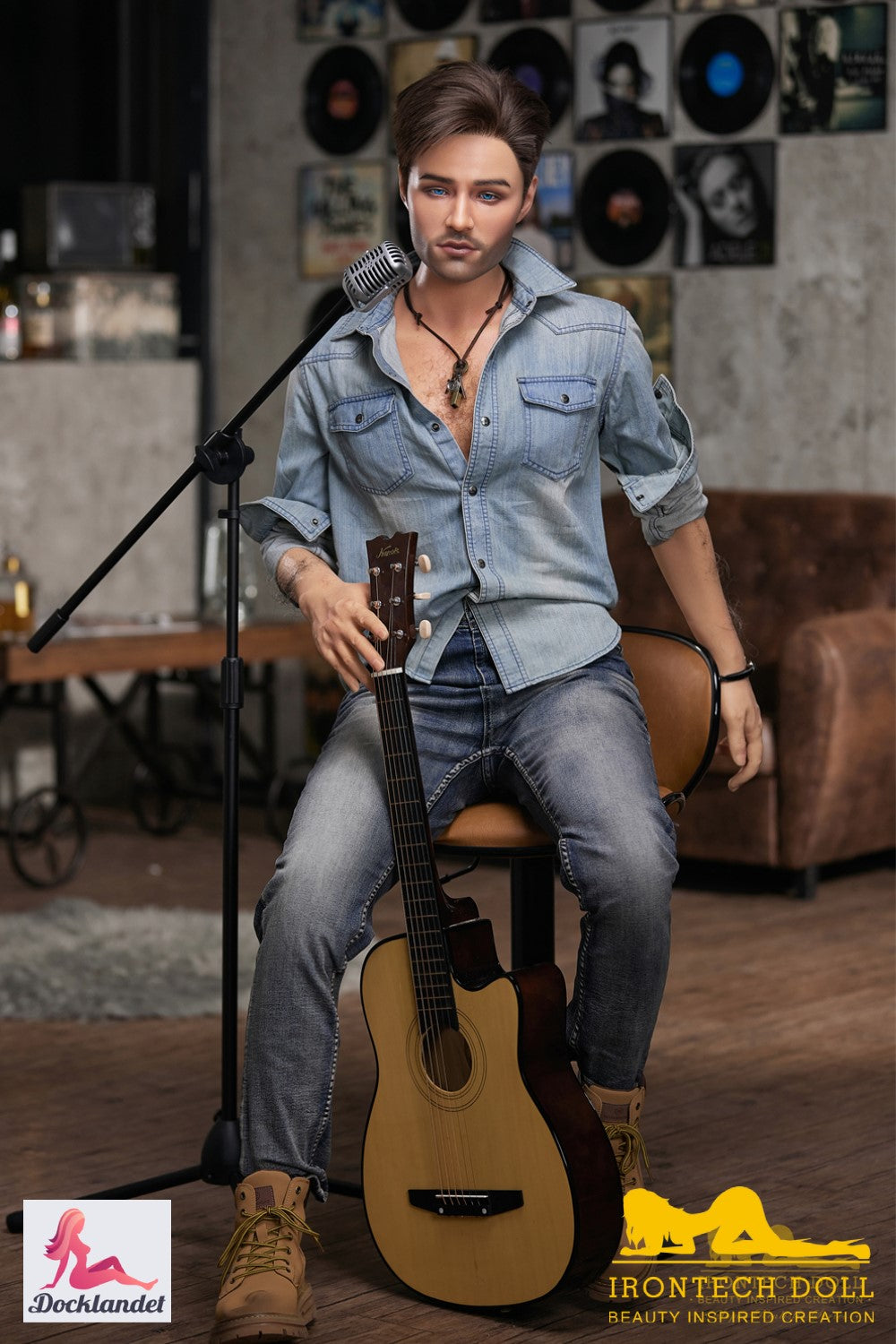 Steve Mâle poupée sexuelle (Irontech Doll 170 cm M4 Silicone)