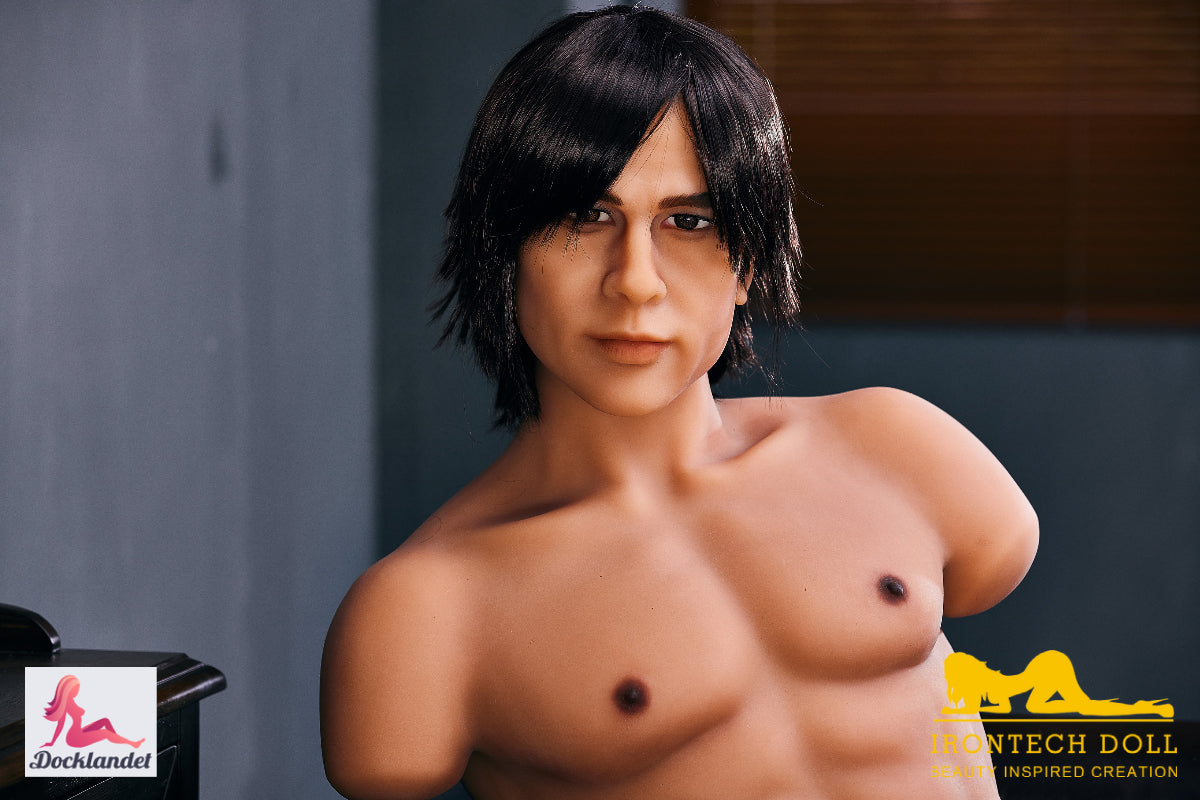 Charles maschio busto bambola sessuale (Irontech Doll 100 cm #201 TPE)