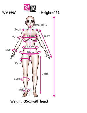 Klar sexpuppe (WM-Doll 159 cm C-cup #326 tpe)