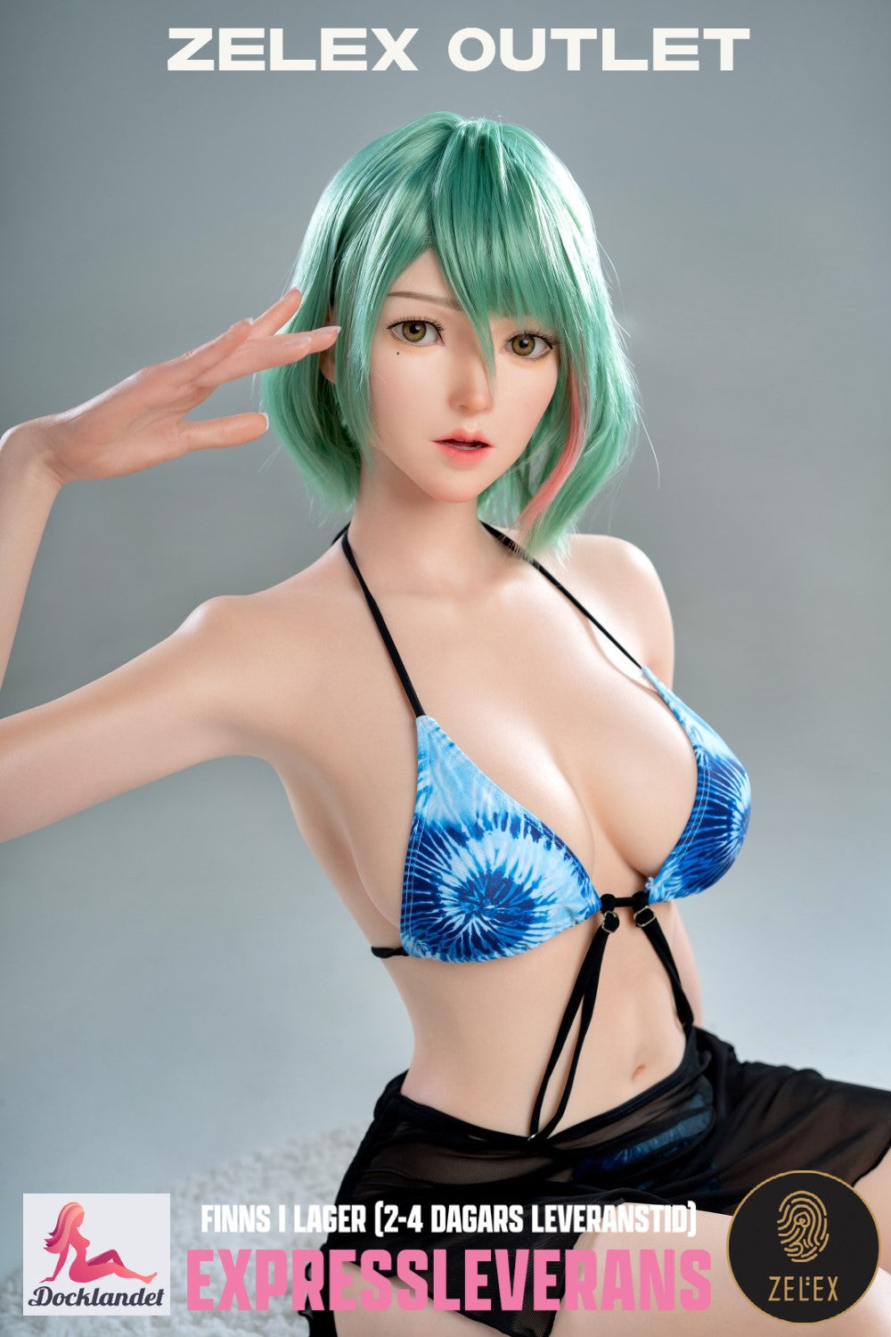 Miko bambola del sesso (Zelex Coppa F da 172 cm GE107 in silicone) EXPRESS