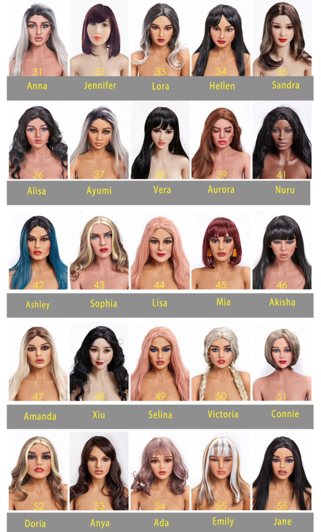 Tête supplémentaire (originale)