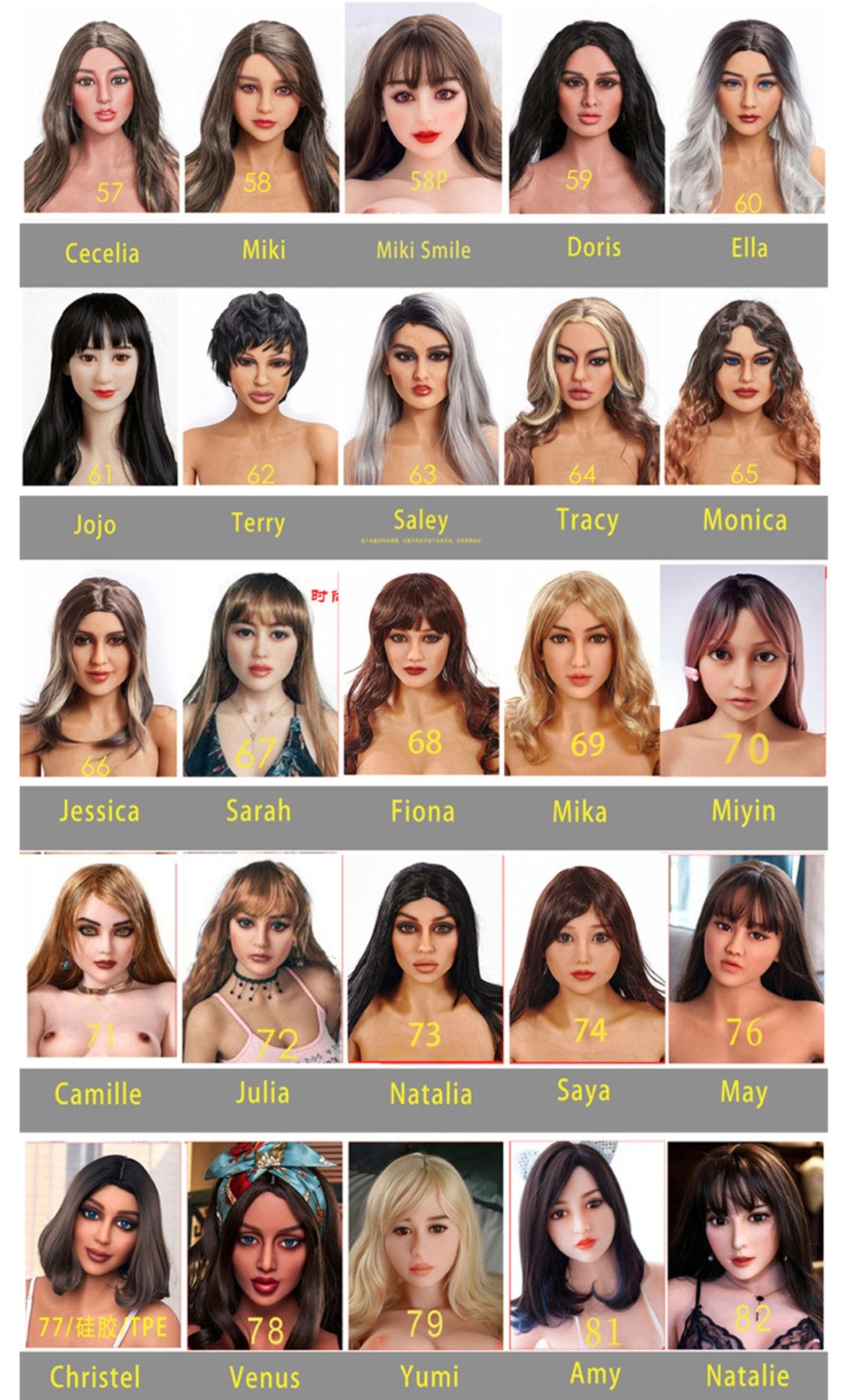 Tête supplémentaire (originale)